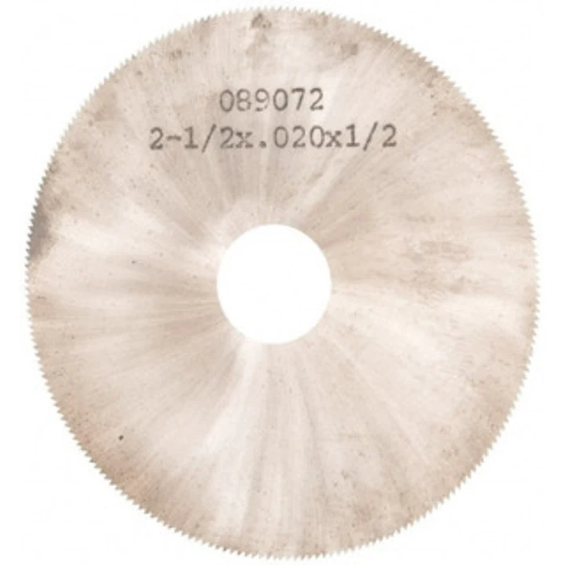 Made in USA 2-1/2 Diam x 0.02 Blade Thickness, 1/2 Arbor Hole Diam, 190 Teeth, Solid Carbide, Jewelers Saw Uncoated X...